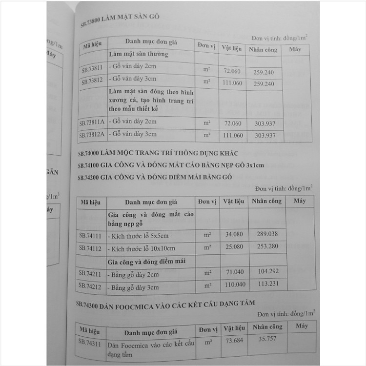 Đơn Giá Dự Toán Sửa Chữa, Bảo Dưỡng, Khảo Sát - Thí Nghiệm Xây Dựng Công Trình TP.HCM (Tập 2) - Ảnh 7