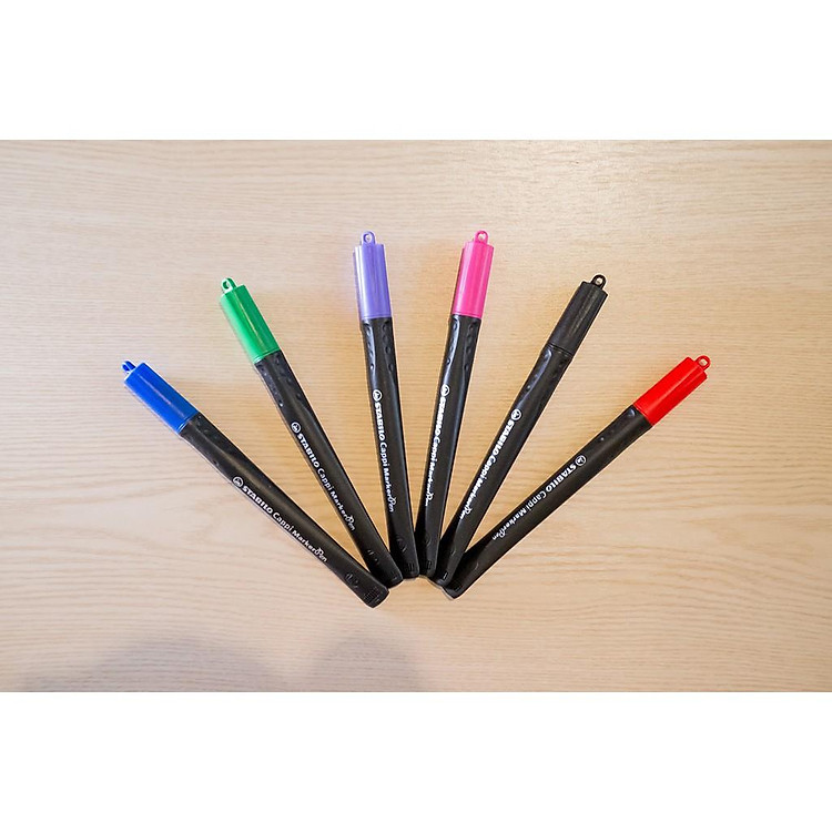 Bút Lông Dầu STABILO Cappi MarkerPen (10 chiếc) - Ảnh 3