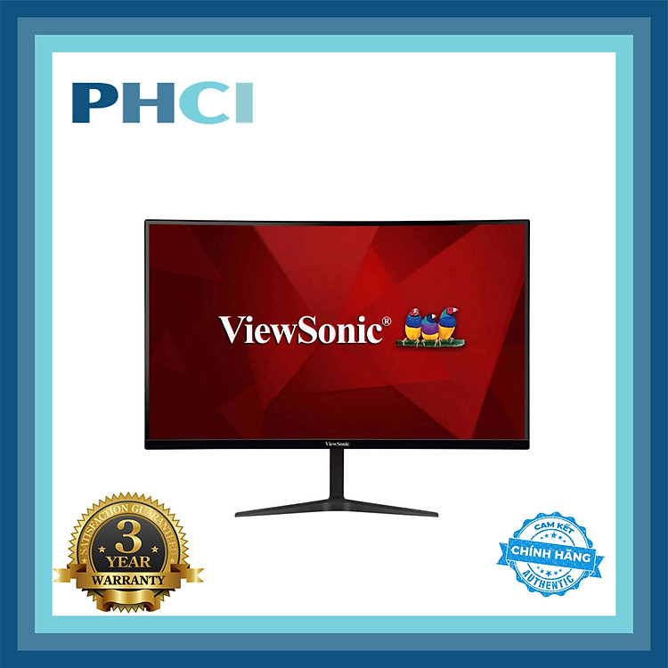 Màn hình Viewsonic VX2719-PC-MHD (27"/Curved 1500R/FHD/VA/240Hz/1ms/250nits/ DP) Hàng chính hãng