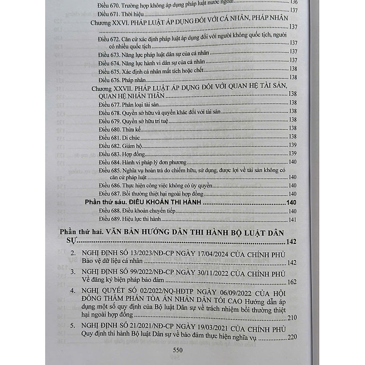 Bộ Luật Dân Sự năm 2015, Bộ Luật Tố Tụng Dân Sự năm 2015 sửa đổi, bổ sung năm 2025 và Các Văn Bản Hướng Dẫn Thi Hành (V2596D) - Ảnh 5