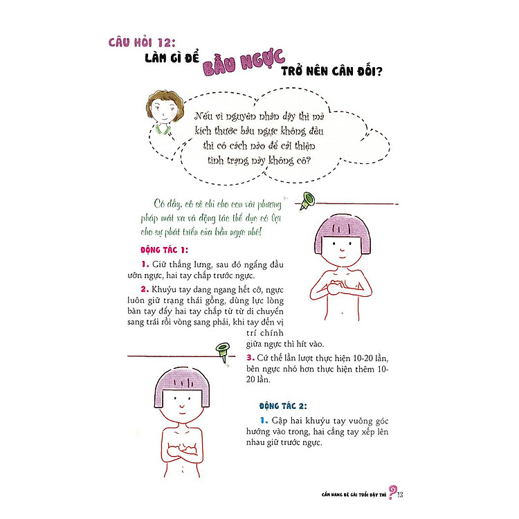 Cẩm Nang Bé Gái Tuổi Dậy Thì - Quyển 1: 160 Câu Hỏi - Đáp Về Sinh Lí Bạn Gái Tuổi Dậy Thì (Tái Bản 2019) - Ảnh 3