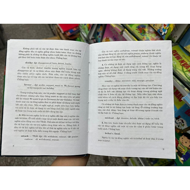Từ Điển Đồng Nghĩa Và Trái Nghĩa Anh - Việt - Ảnh 2