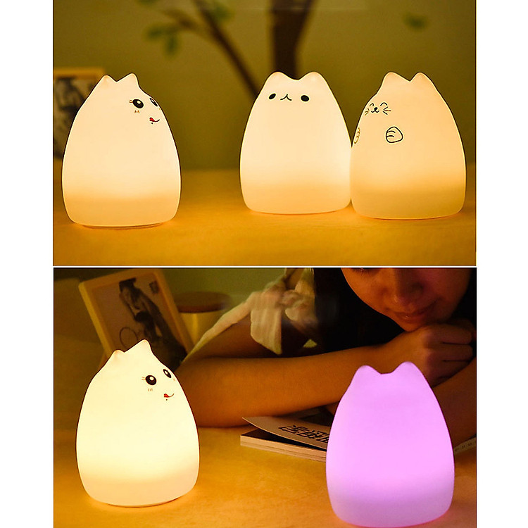 Đèn Ngủ Hình Mèo Siêu Dễ Thương Chính hãng Giá rẻ - Hình ảnh 4