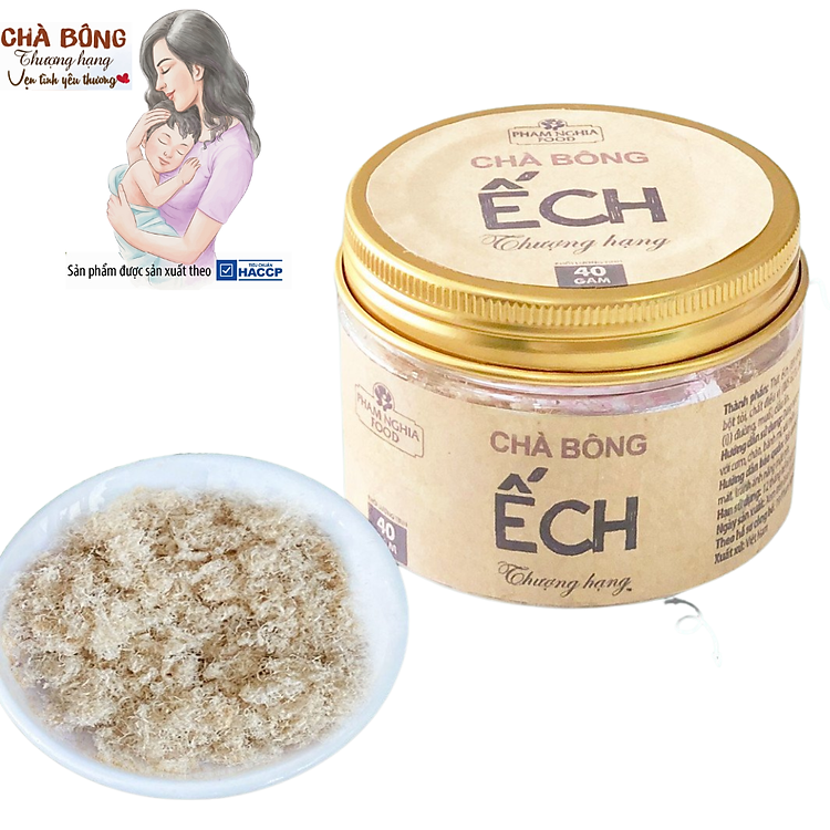 Nơi mua Chà bông Ếch thượng hạng 40gr Chính hãng Ưu đãi - Hình ảnh 2
