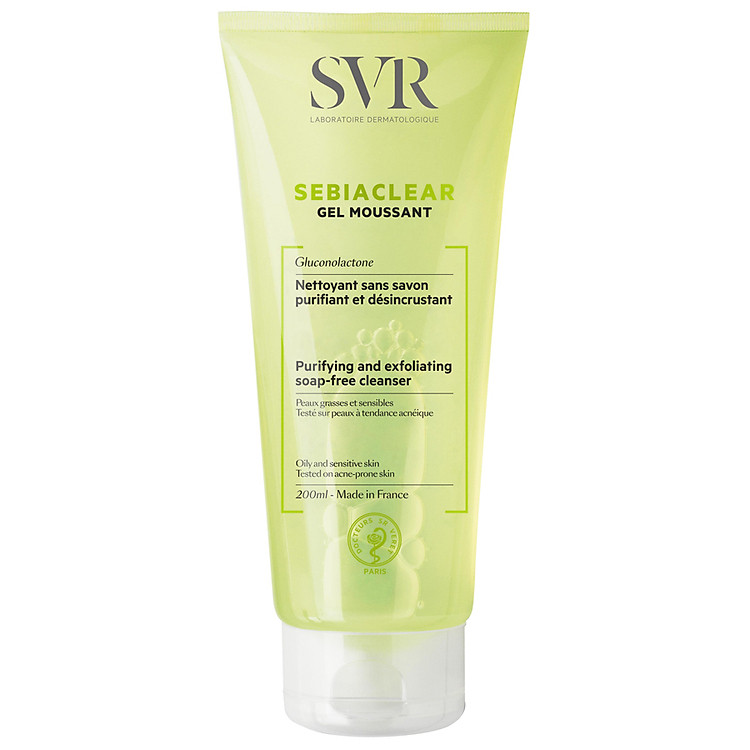 Sữa Rửa Mặt Tẩy Tế Bào Chết SVR Sebiaclear Gel Moussant Tuýp 200ml - SGM