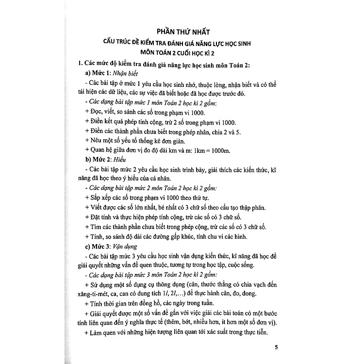 Kiểm Tra, Đánh Giá Nặng Lực Học Sinh Môn Toán 2 - Học Kì 2 - Ảnh 6