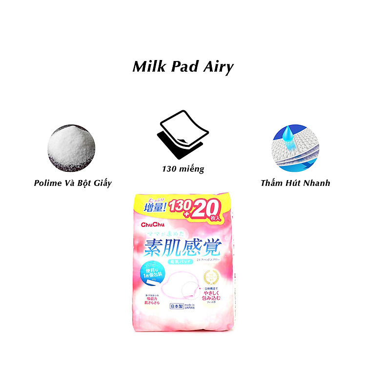 Miếng Lót Thấm Sữa ChuChu Baby 130 pc Ưu đãi - Hình ảnh 2