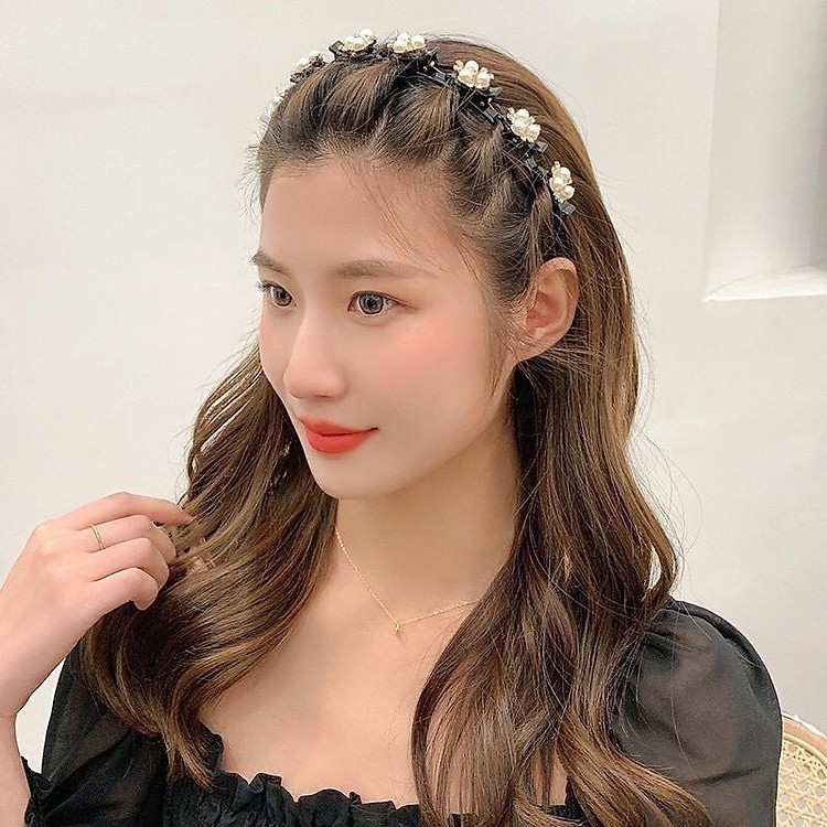 BỜM TÓC CÓ KẸP KIỂU HÀN QUỐC