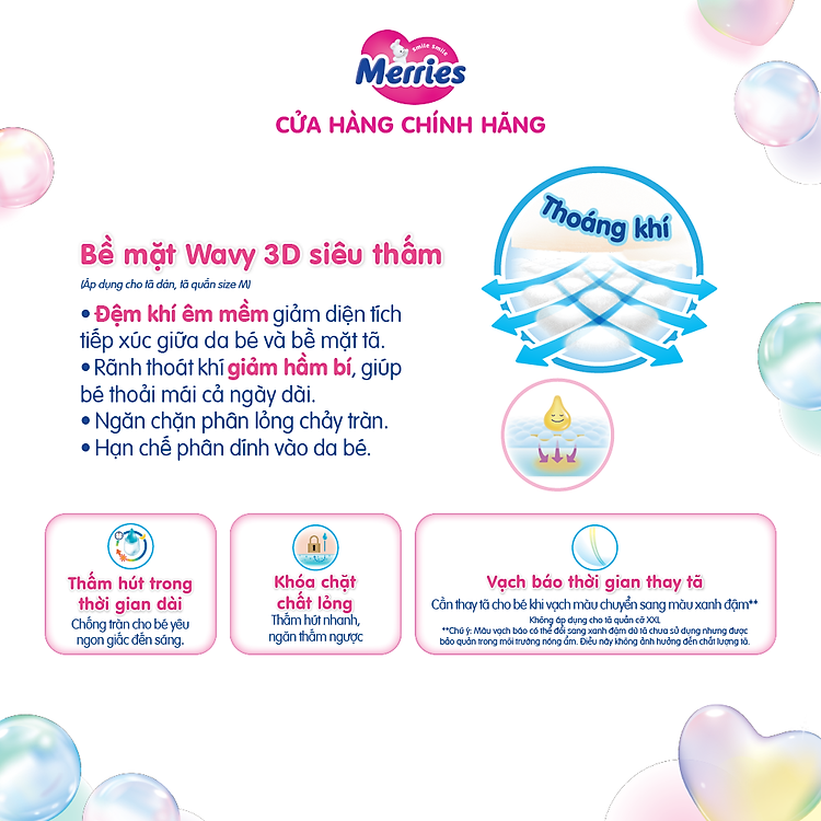 Tã/bỉm dán Merries size XL 40 miếng Chính hãng Giá rẻ - Hình ảnh 3