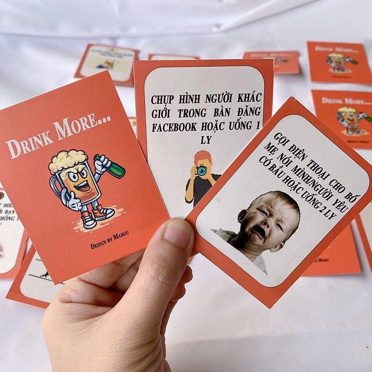 Bộ Bài "Drink If" - Drinking Game thử thách giúp tăng phần thú vị cho các buổi họp, tụ tập vui chơi cùng bạn bè
