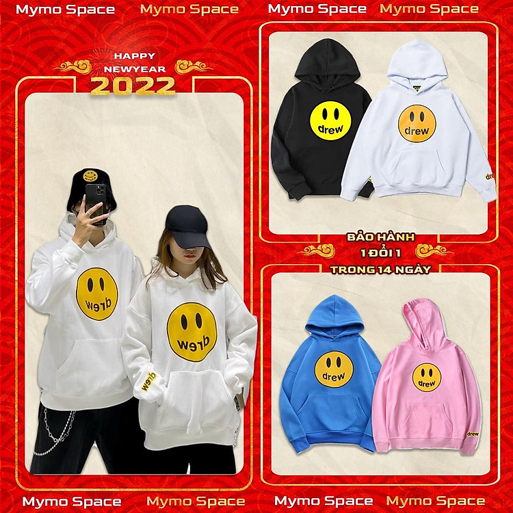 ÁO HOODIE DREW| Áo Khoác 100% COTTON | Chuẩn cao cấp 1:1 LOCAL BRAND