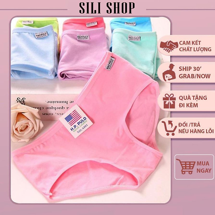 Quần lót nữ cờ Mỹ Pulo cotton co dãn mềm mịn