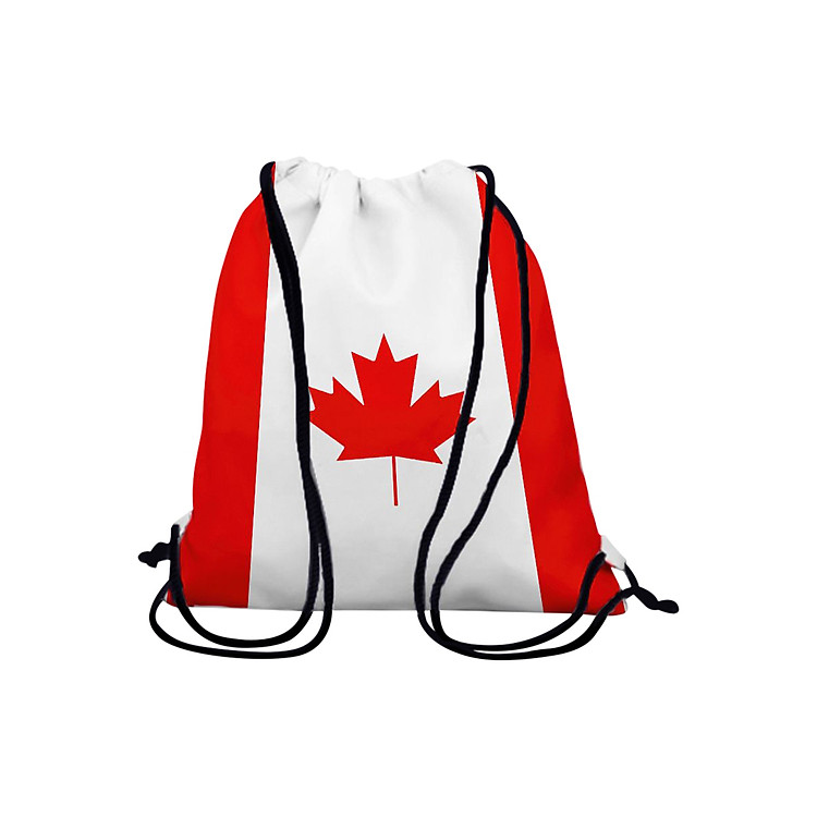 Túi Rút Unisex In Hình Cờ Canada - BDVH022