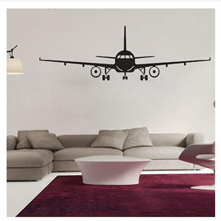 Giấy dán hình máy bay 3D dán tường trang trí