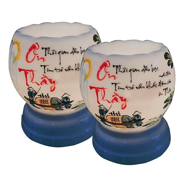 02 Đèn khuếch tán tinh dầu gốm cao cấp