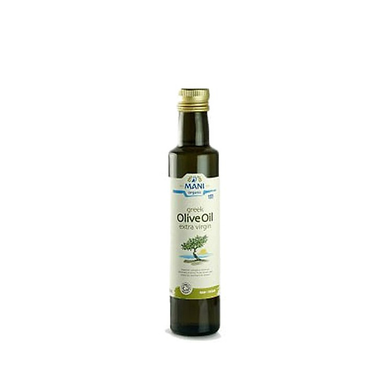 Dầu Olive (oliu) hữu cơ nguyên chất ép lạnh Organic Extra Virgin Olive Oil Mani (Giống di sản Koroneiki)