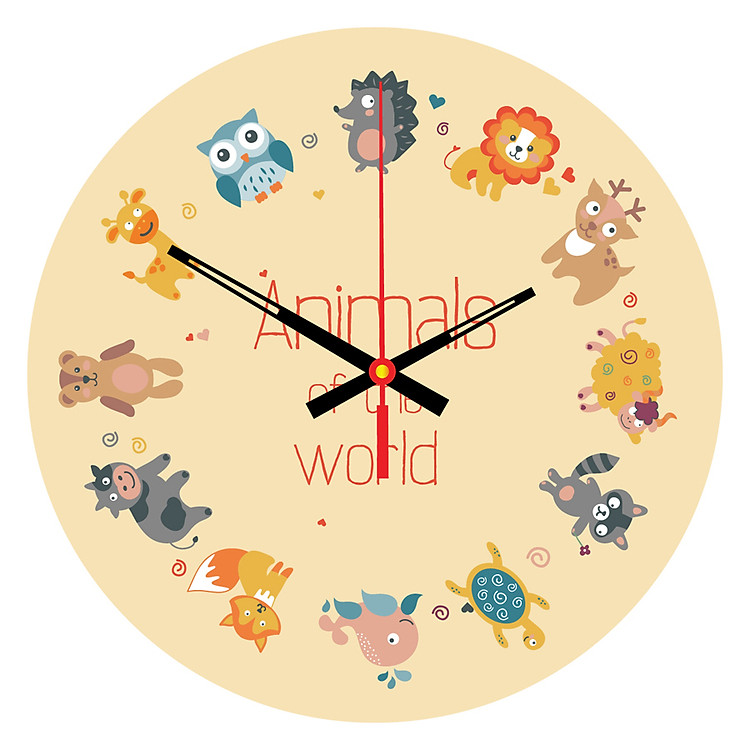 Đồng Hồ Treo Tường Thế Giới Tranh Đẹp DHT-36