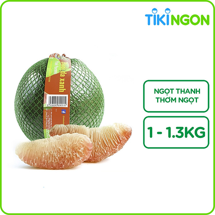 Bưởi Da Xanh Loại 1 Trái 1 - 1.3kg