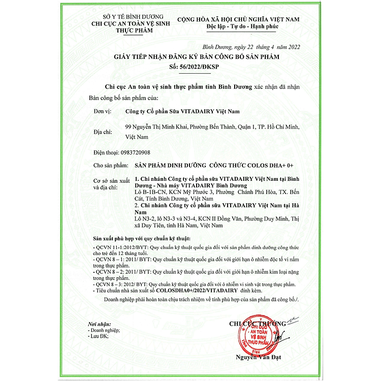 Sữa bột Colos DHA+ 800g Chất lượng Giá rẻ - Hình ảnh 3