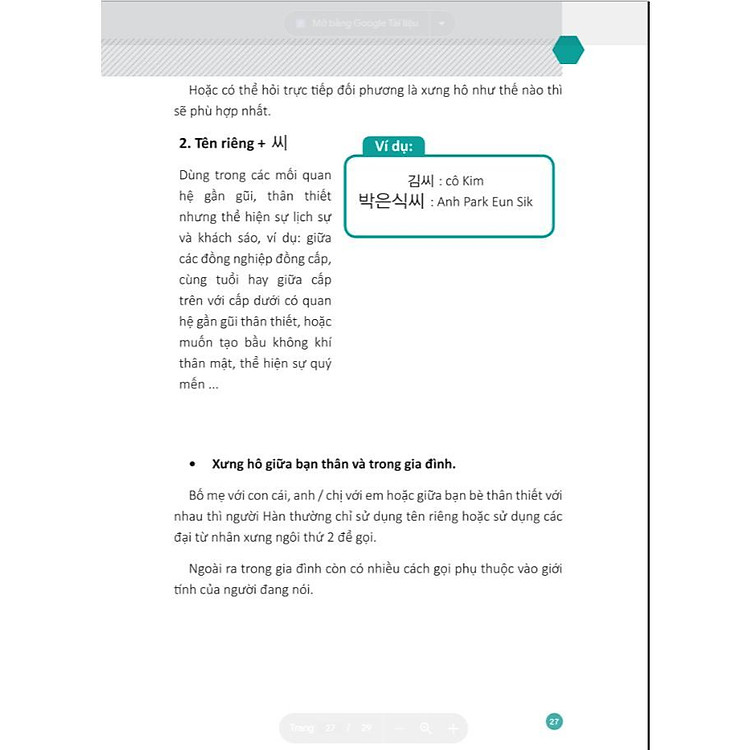 6000 Câu Giao Tiếp Tiếng Hàn Theo Chủ Đề - Ảnh 3