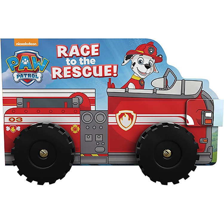 Sách Nickelodeon PAW Patrol Race to the Rescue! - Chú chó cứu hộ