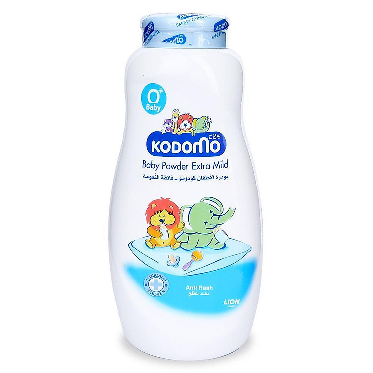 Phấn rôm Kodomo 50g-160g Dưỡng ẩm Chính hãng Tiết kiệm - Hình ảnh 5