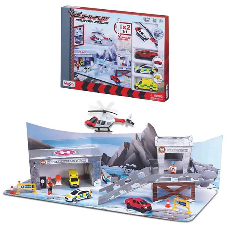 Đồ Chơi Lắp Ráp Trạm Cứu Hộ Maisto Chính hãng Tiết kiệm - Hình ảnh 2