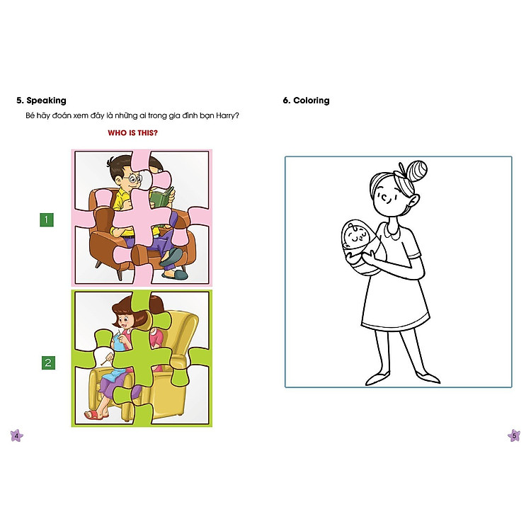 I Can My Family - sách học tiếng Anh cho trẻ mầm non - Ảnh 6