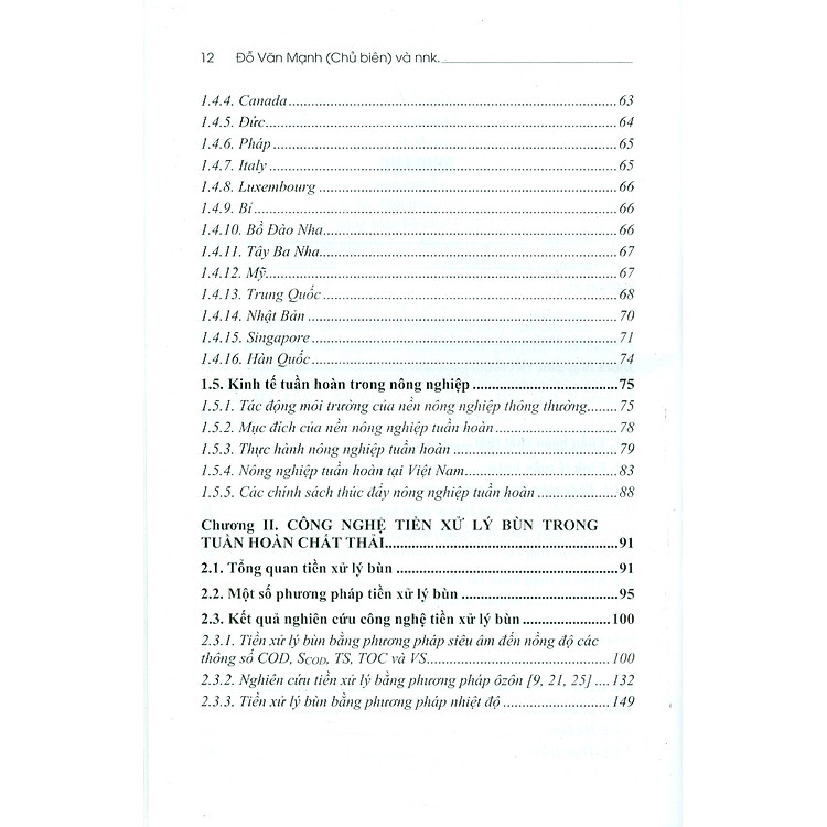 Công Nghệ Xử Lý Và Tuần Hoàn Bùn Thải (Bộ Sách Chuyên Khảo Tài Nguyên Thiên Nhiên Và Môi Trường Việt Nam) - Ảnh 5
