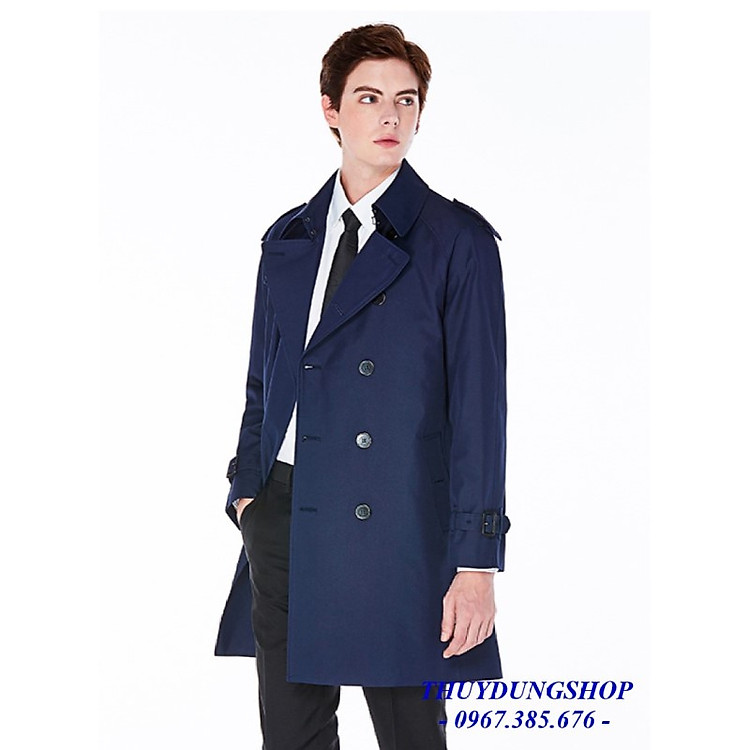 Áo khoác măng tô nam dáng dài trẻ trung lịch lãm đích thực thời trang nam NMT61