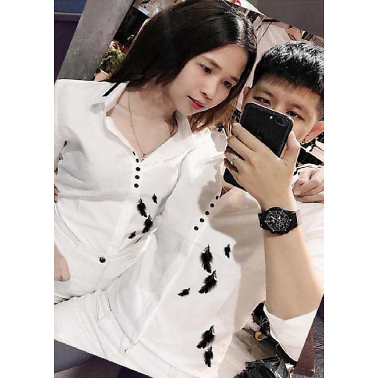 ÁO SƠ MI ĐÔI IN HỌA TIẾT