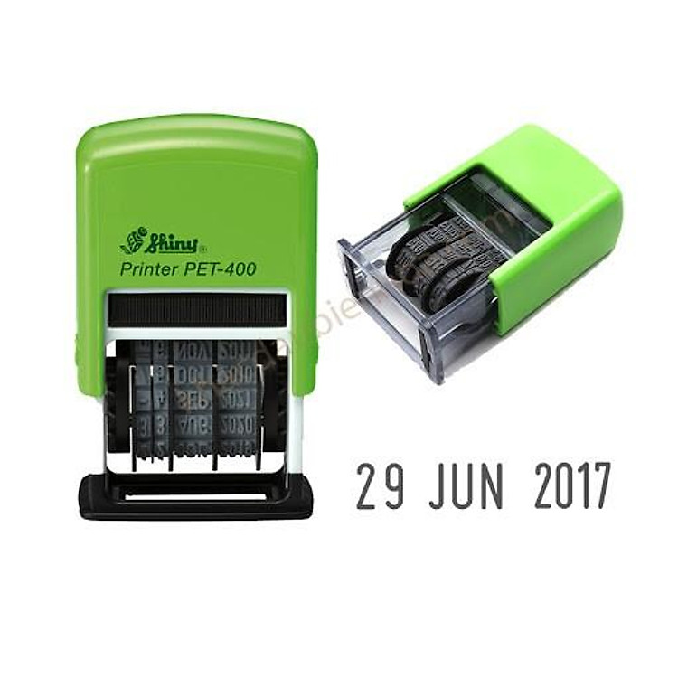 DẤU NGÀY THÁNG NĂM TỰ ĐỘNG SHINY S300 – ĐỎ