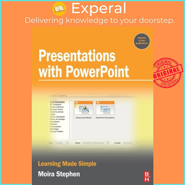 Sách - Presentations with PowerPoint - Learning Made Simple by MOIRA Stephen (UK edition, paperback)