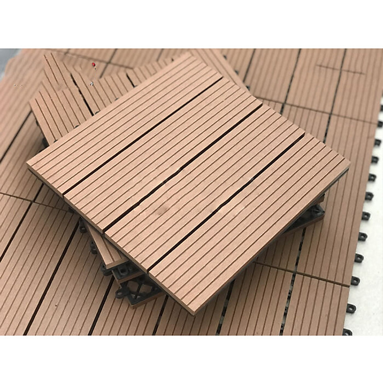 Vỉ sàn nhựa composite ghép sân vườn 30x30cm