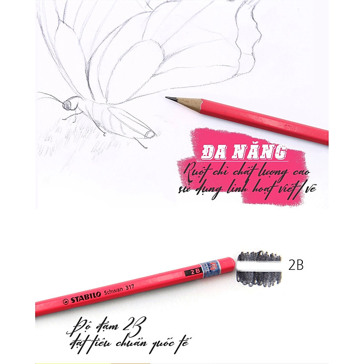 Bút Chì Gỗ Neon PC317-2B