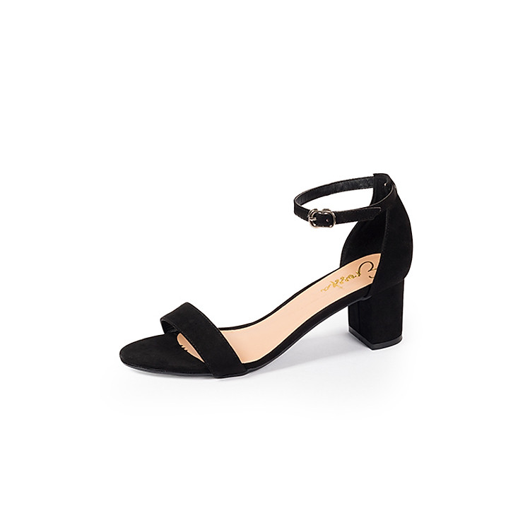 Giày Nữ Cao Gót Vuông Block Heels Erosska Hở Mũi Quai Mảnh Thời Trang Cao 5 Phân EB004 (BA)