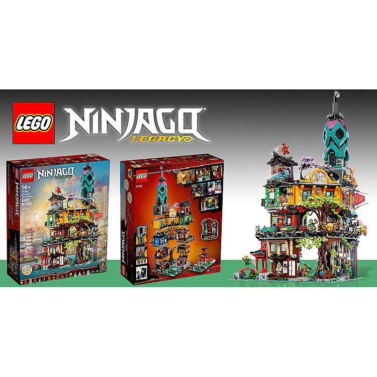 LEGO Ninjago - 71741 - Vườn Thành phố Ninjago (5685 chi tiết)