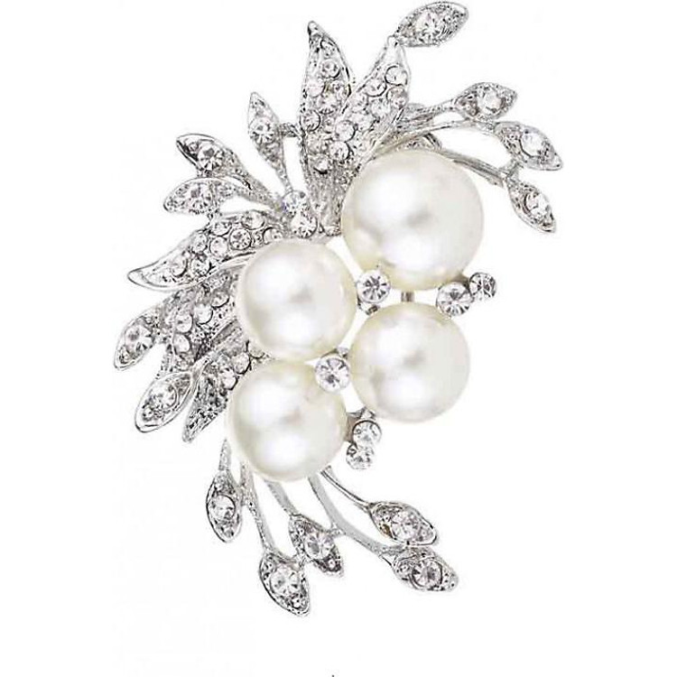 Cài áo ngọc trai đính đá style Hàn Quốc ( Tặng mặt nạ thiên nhiên Dermal ngẫu nhiên)