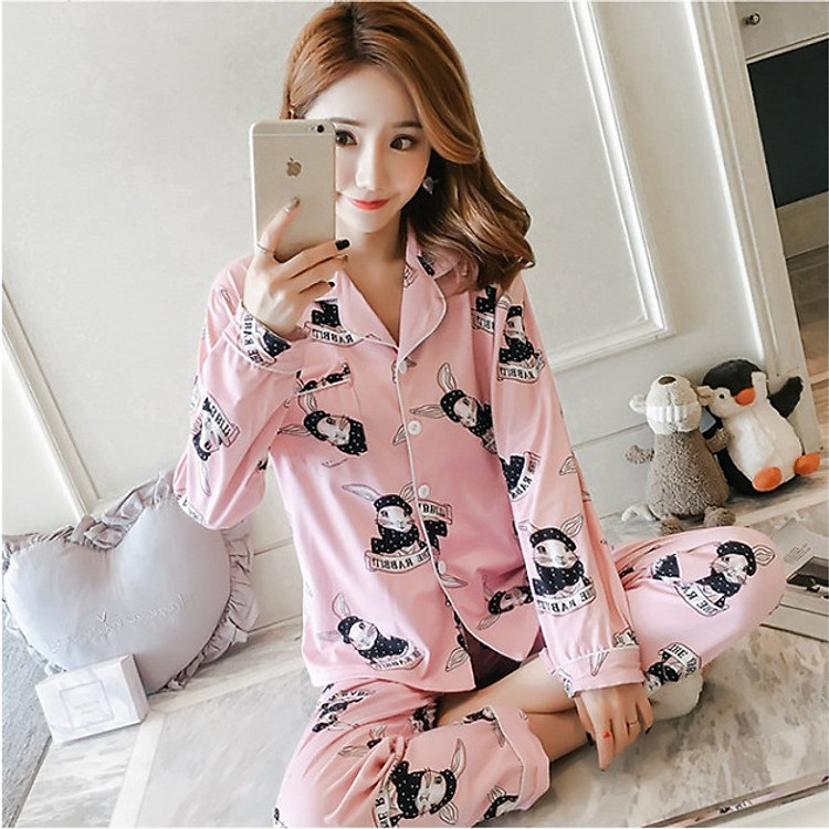 Đồ bộ bầu pijama mặc trước và sau sinh