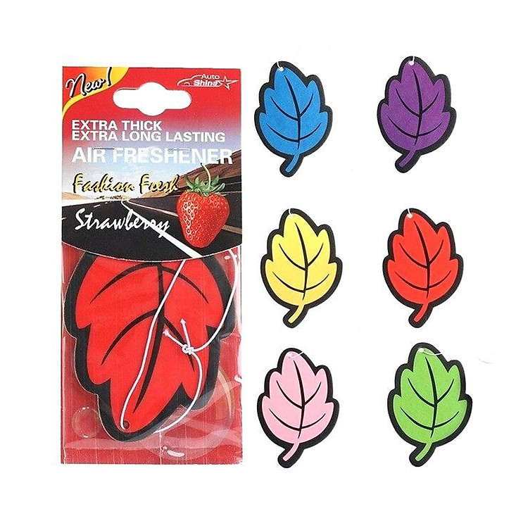 Bộ 6 lá thơm treo xe hơi, lá thơm treo xe ô tô, lá thơm treo xe khách