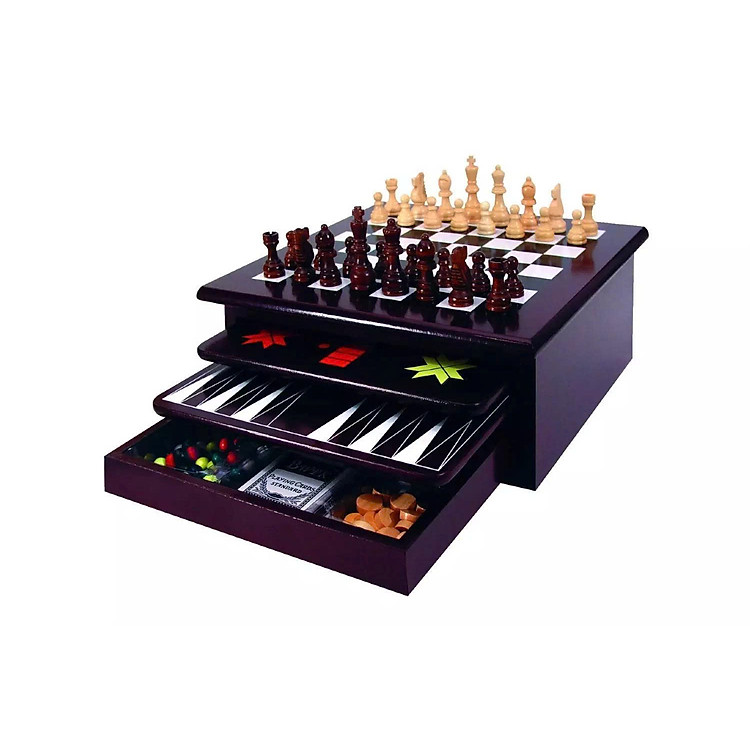 Bộ trò chơi En Bois Jeux 15 in 1 hàng chính hãng