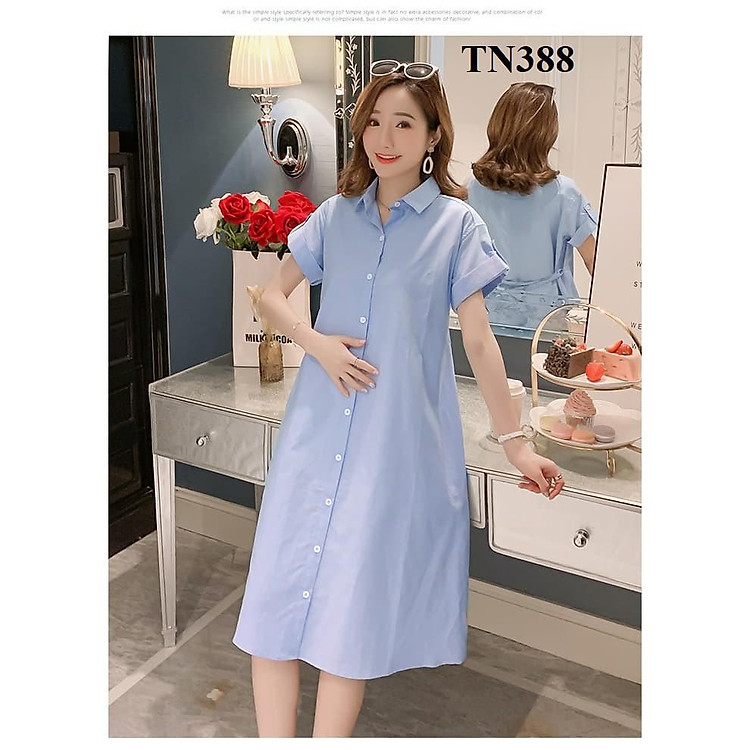 ĐẦM BẦU SƠ MI CÔNG SỞ TN388