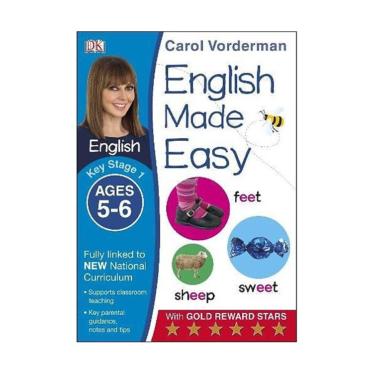 Sách Carol Vorderman: English Made Easy Ages 5-6 Key Stage 1