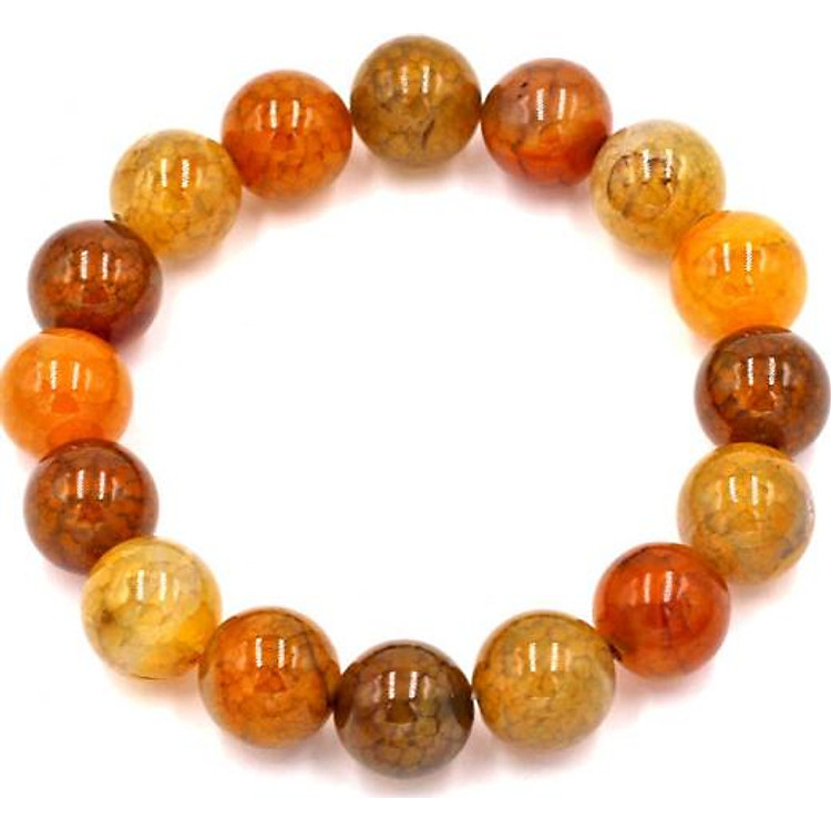 Vòng đeo tay đá vân rồng 12 ly 16 hạt