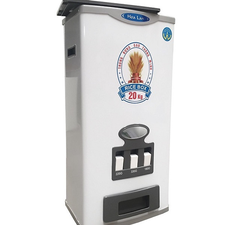 Thùng Đựng Gạo Thông Minh Hoa lan HL - 20kg