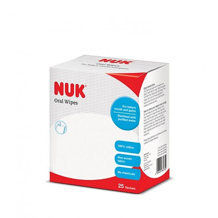 Khăn Vệ Sinh Miệng NUK NU66075 (25 Khăn)