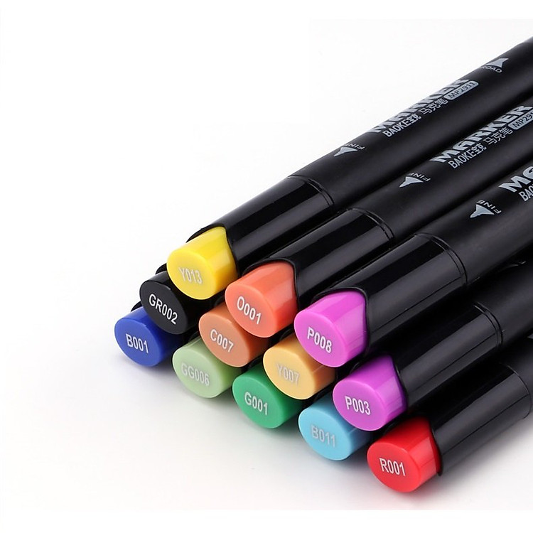 Bút màu Marker BAOKE MP2911 (12 màu)