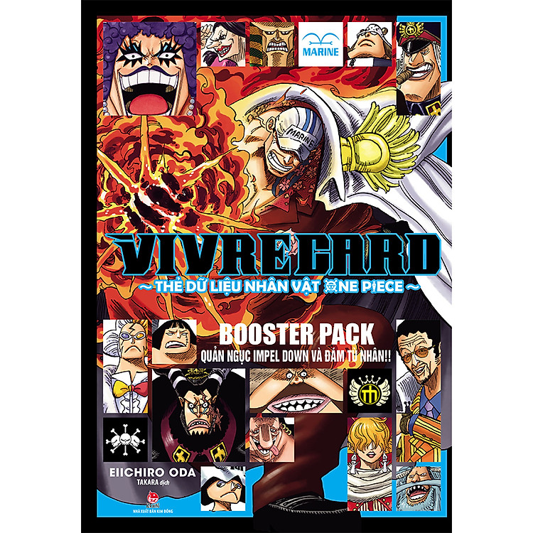 Vivre Card - Thẻ Dữ Liệu Nhân Vật One Piece Booster Pack - Quản Mục Impel Down Và Đám Tù Nhân!!