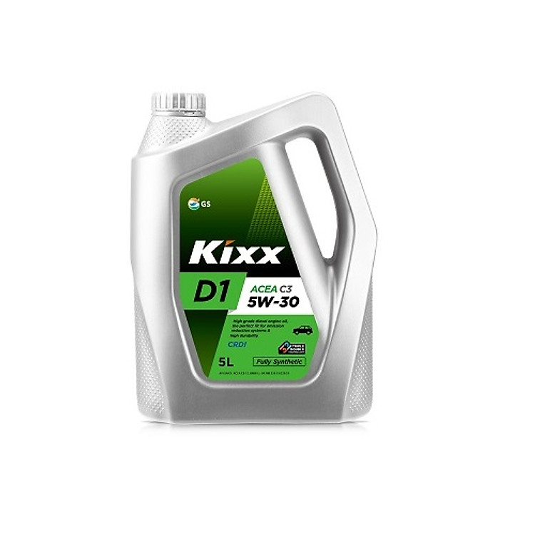 Dầu nhờn động cơ Diesel gốc tổng hợp đặc biệt có tiêu chuẩn ACEA C3 Kixx D1 C3 5W30 5L