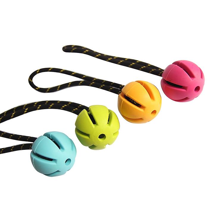 Đồ Chơi Chó Mèo Hình Trái Banh Có Dây 2.5'' Ttoy